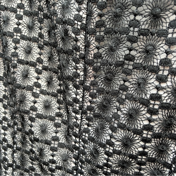 JESSICA HOWARD sleeveless shift dress black modern lace 16W knee length - Picture 12 of 12